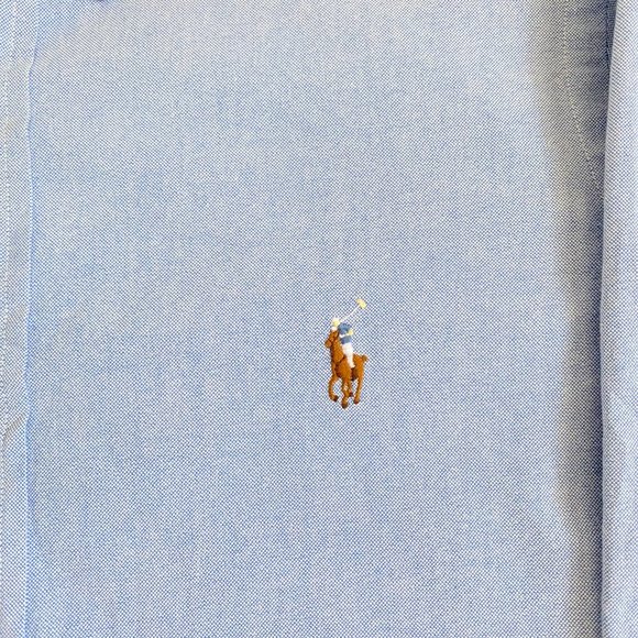 Ralph Lauren Oxford Blue Button Down SHirt - Picture 3 of 6
